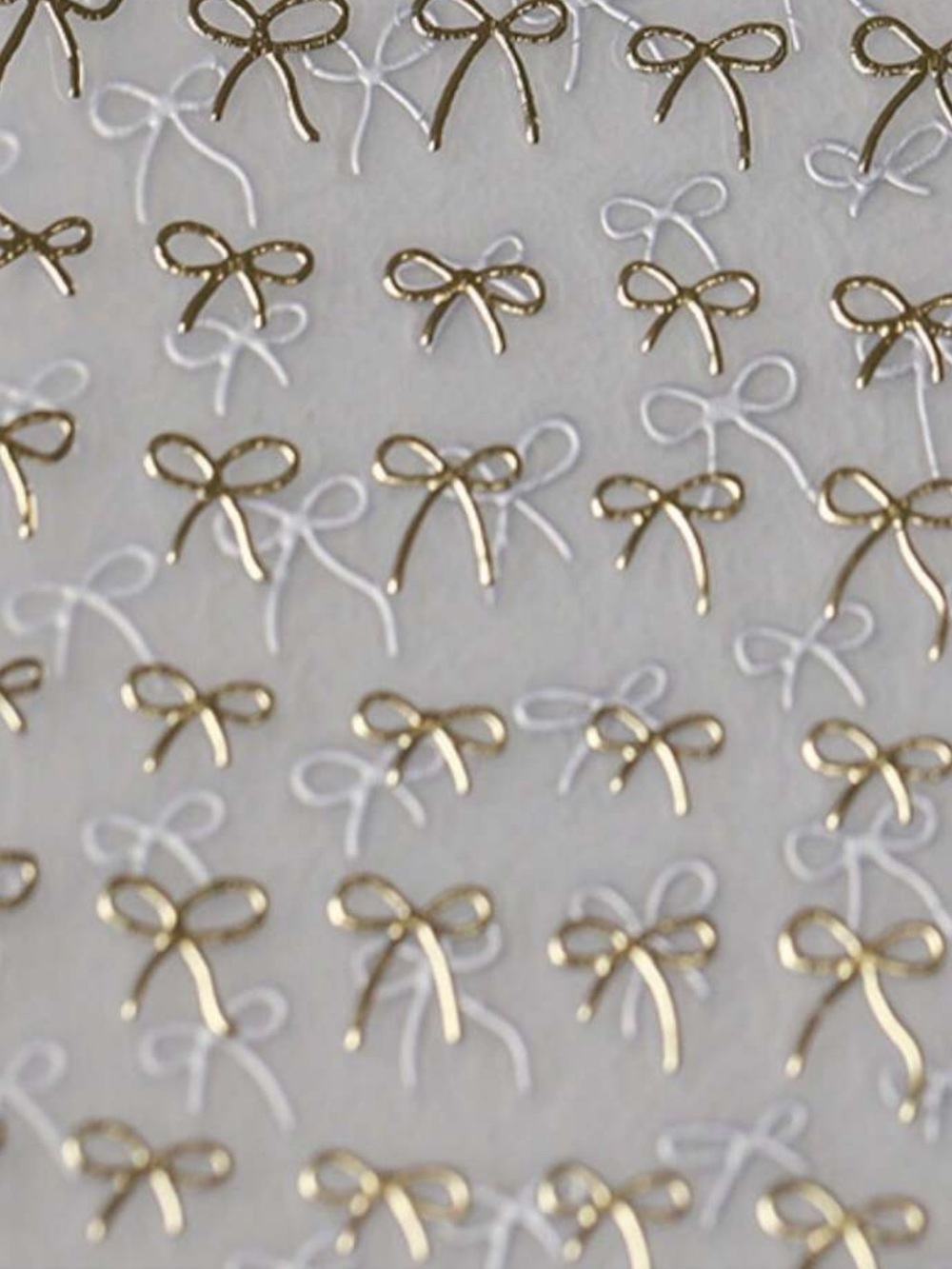 Nail Art designs designer bows ribbon design one sheet stickers manicure pedi 💅 - Picture 3 of 3